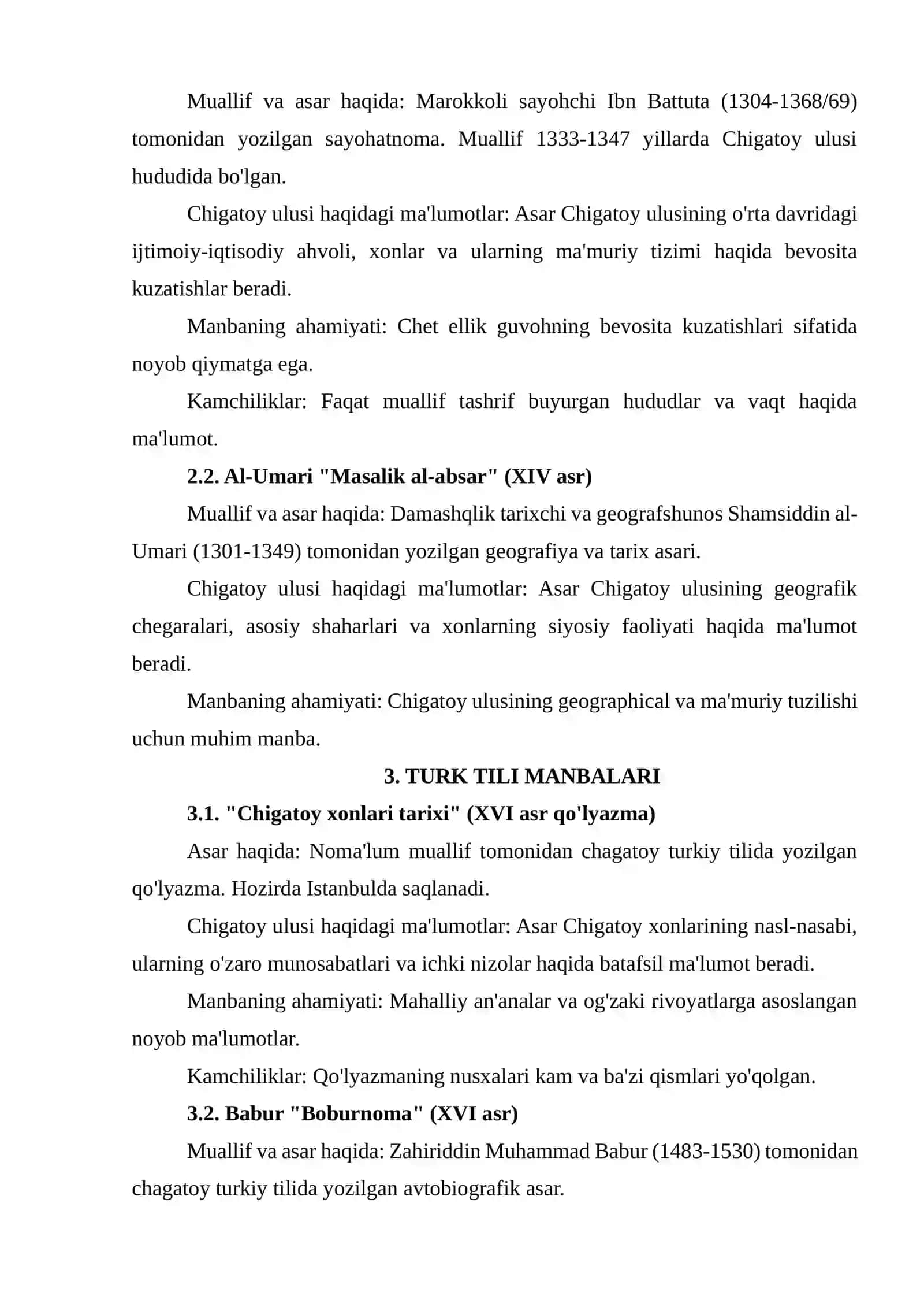 CHIGATOY ULUSINI BOSHQARGAN XONLAR 3