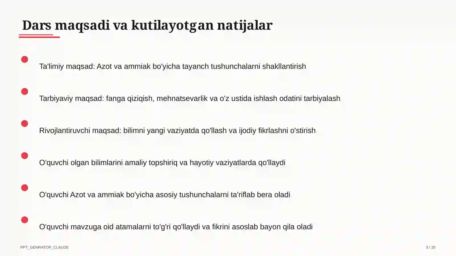 Azot va ammiak (9-sinf) 3