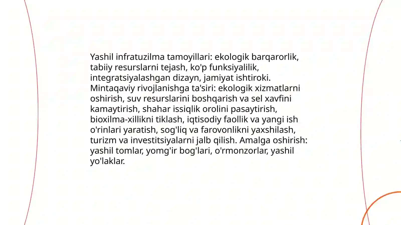 Yashil infratuzilma va barqaror mintaqaviy rivojlanish 3