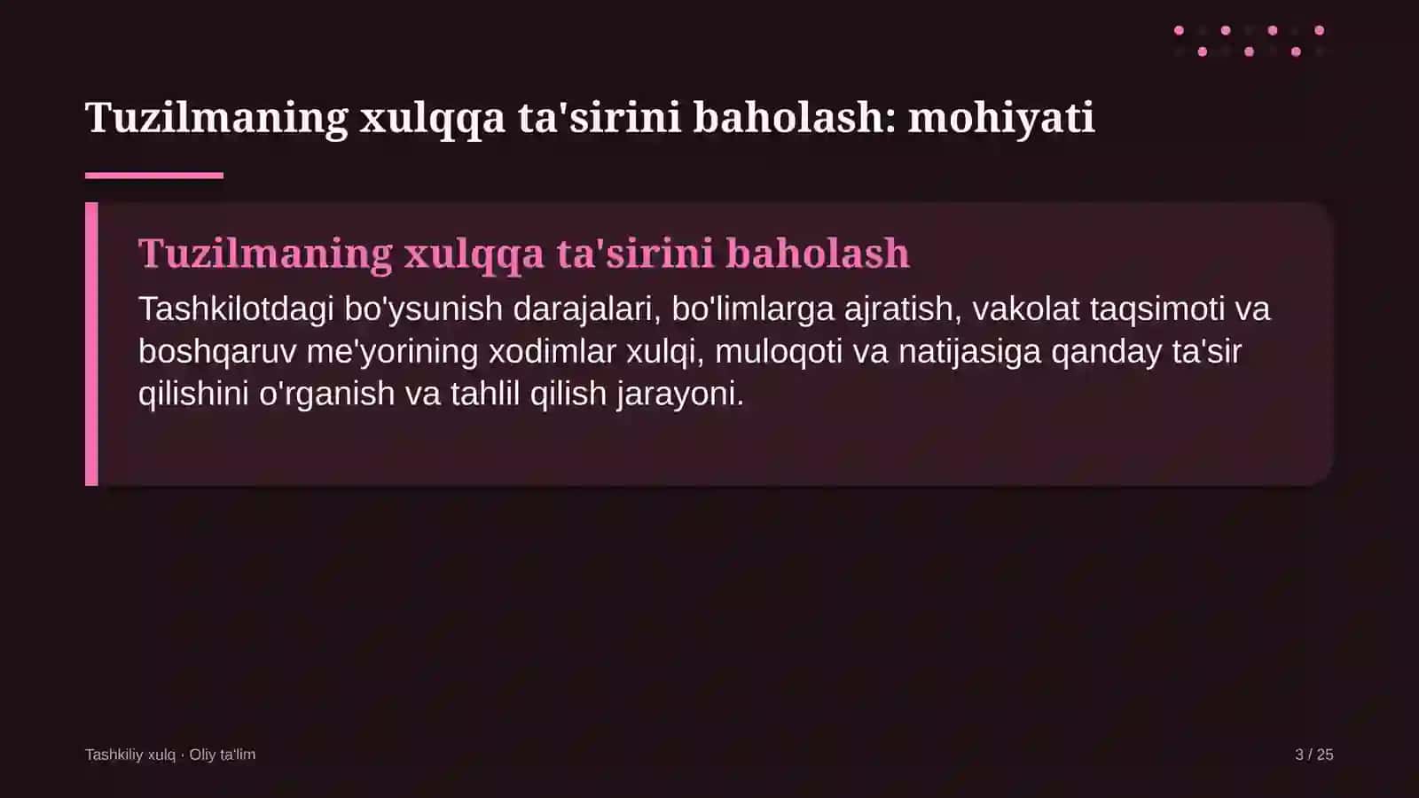 savdo uylarida tashkiliy tuzilmaning xulqqa ta'sirini baholash 7078 3