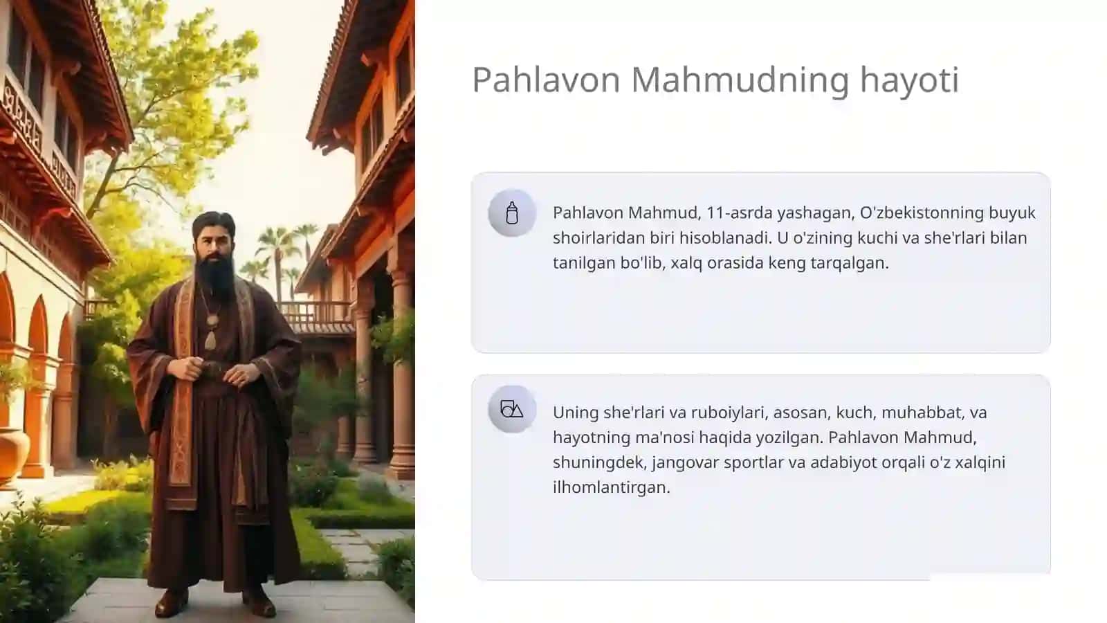 Pahlavon Mahmud ruboiylari 3