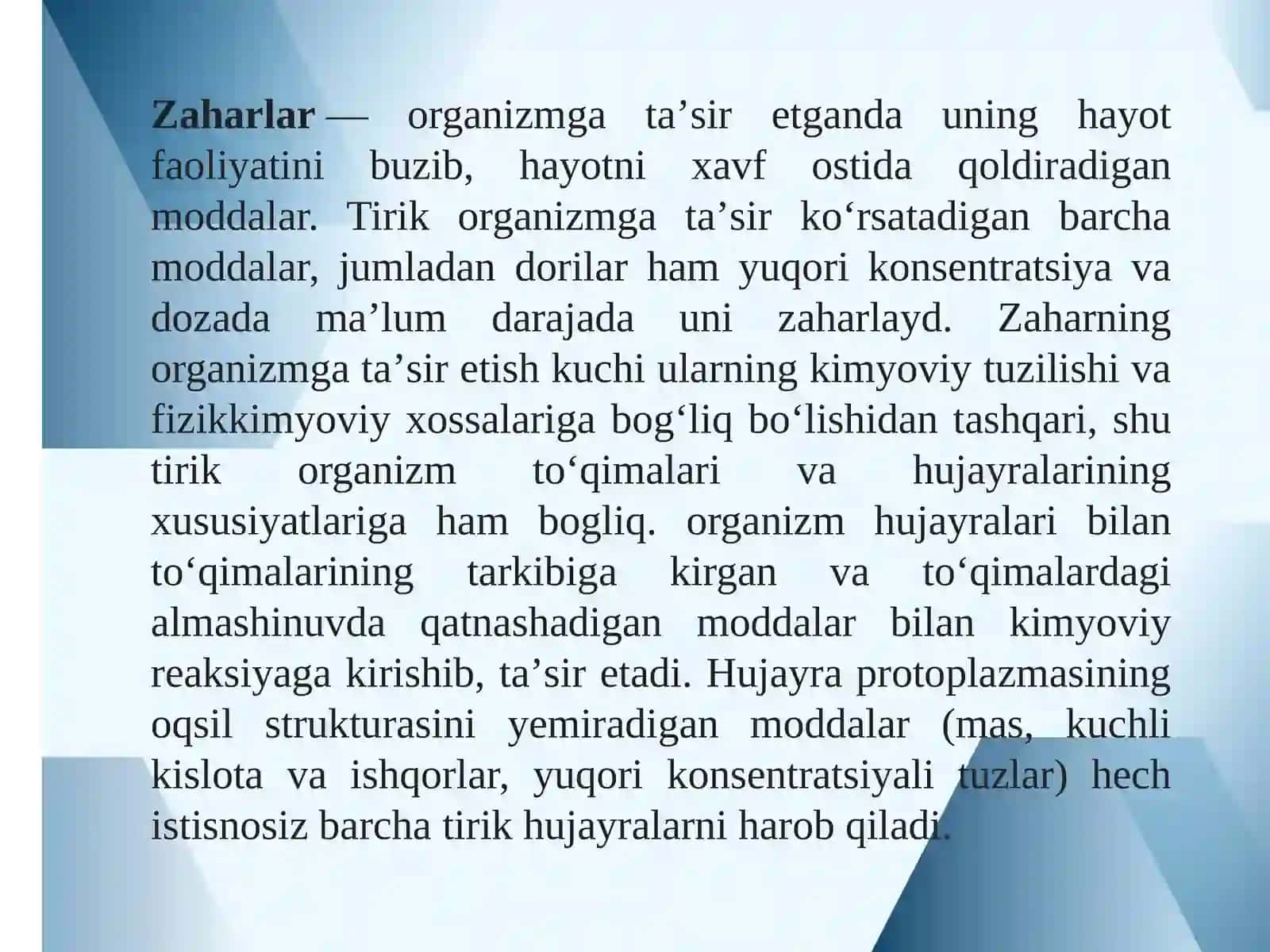 Zaharvatoksinlar 3