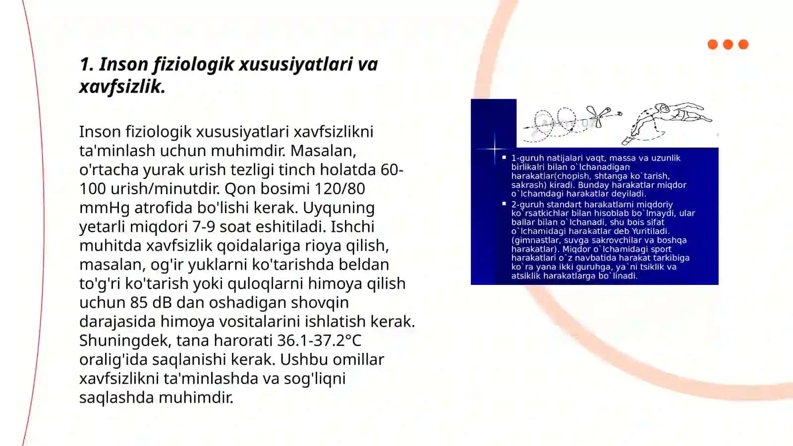 Inson fiziologik va psixologik tavsiflarning xavfsizlikni taminlashdagi ahamiyati 3