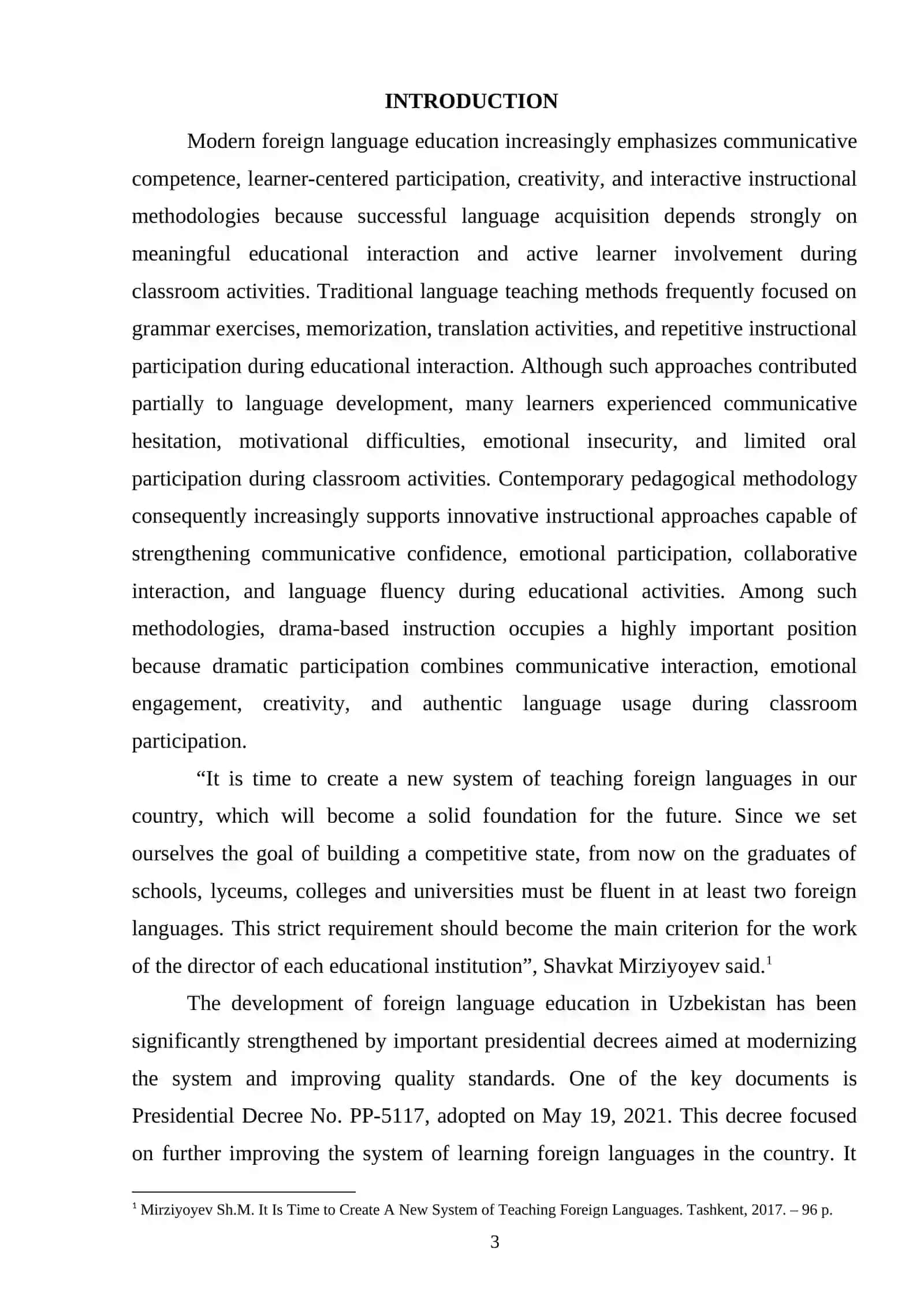 Course Paper on the Role of Drama in Language Learning 3