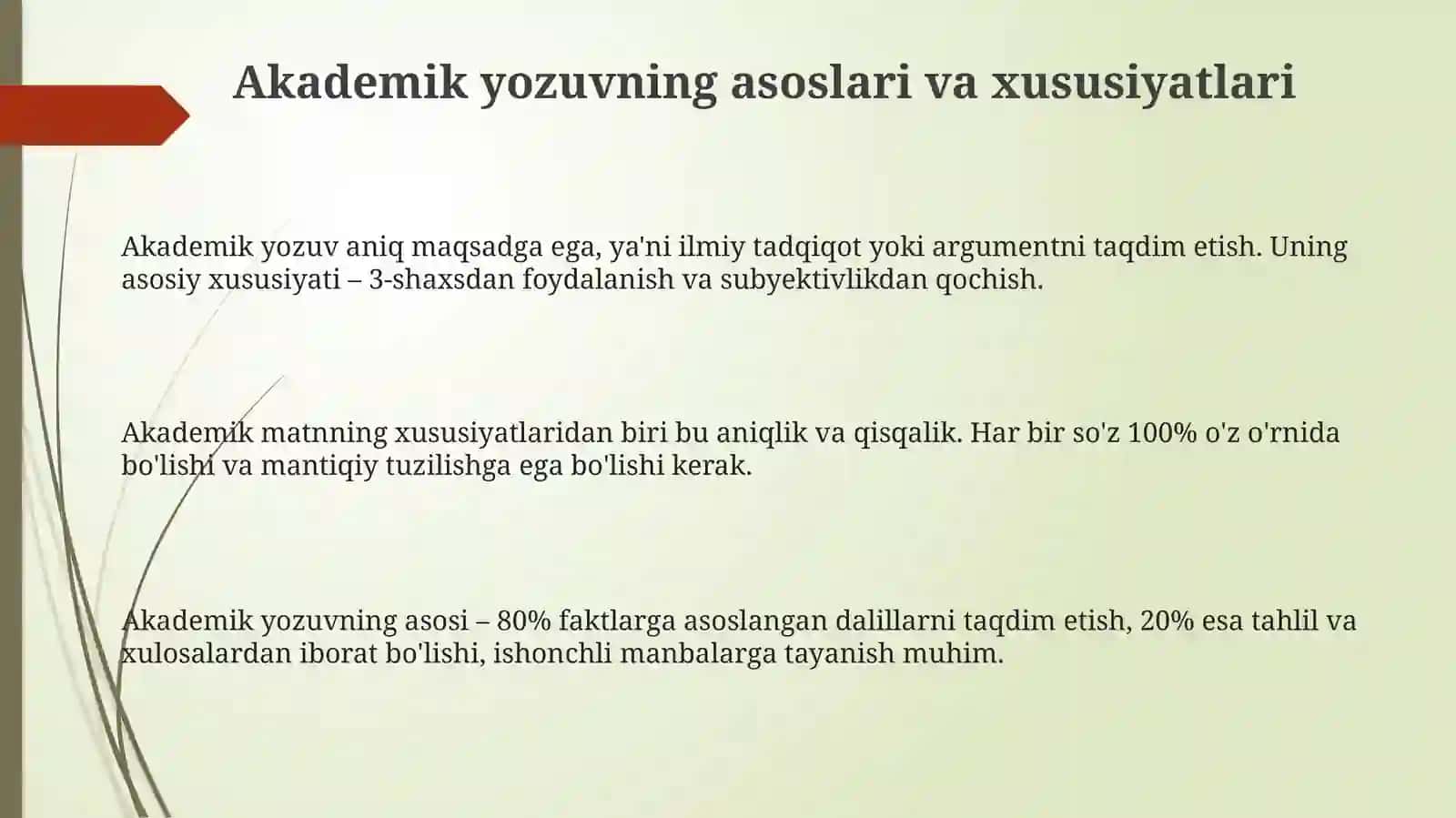Akademik yozish 3