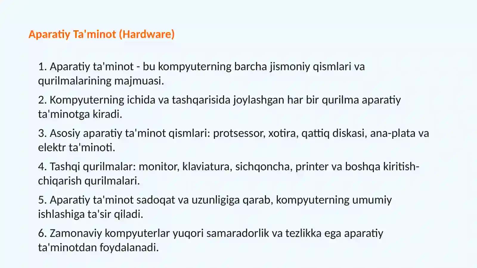 KOMPYUTERNING UMUMIY TUZILISHI 3