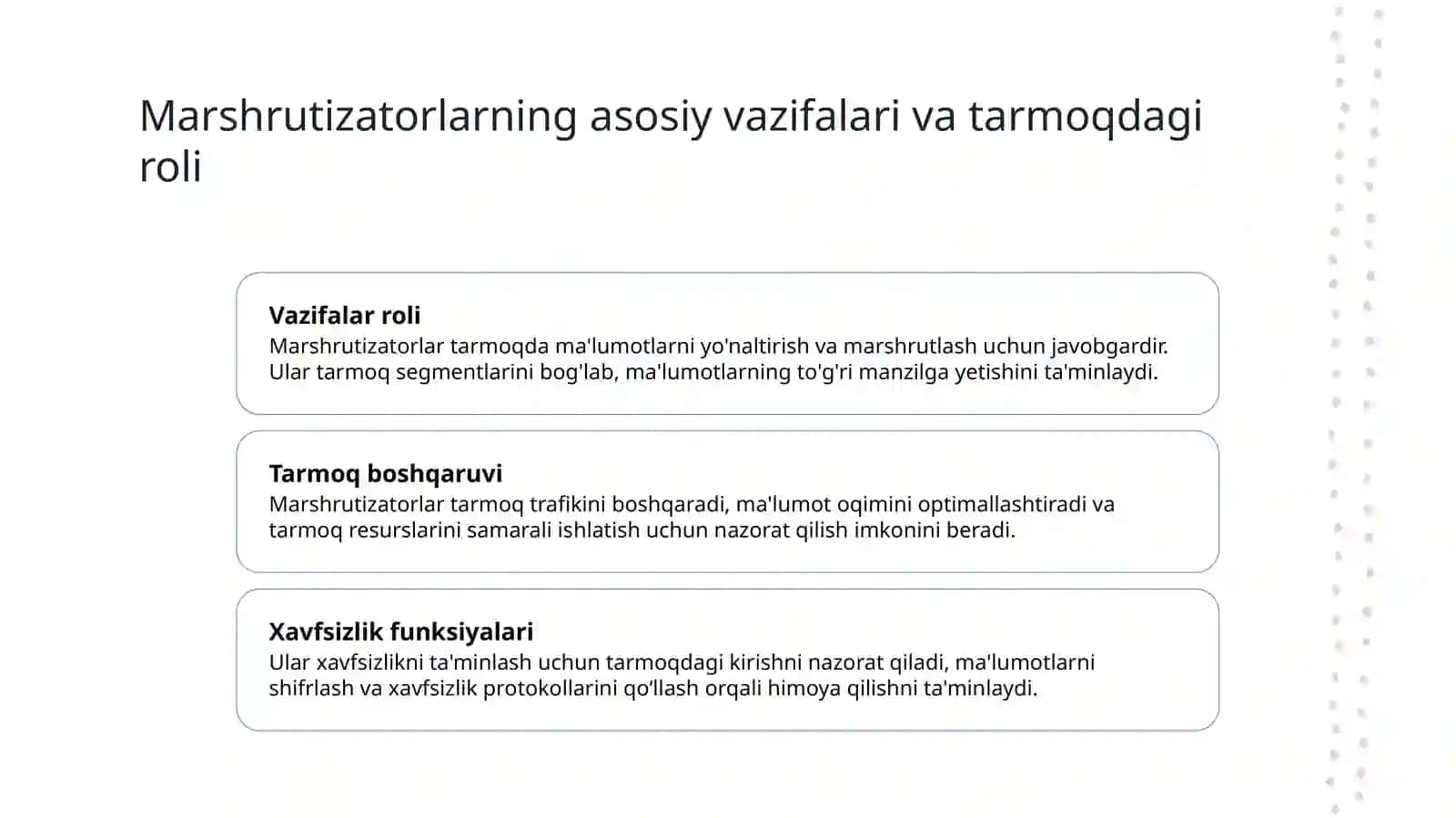 Tarmoq qurilmalari 3