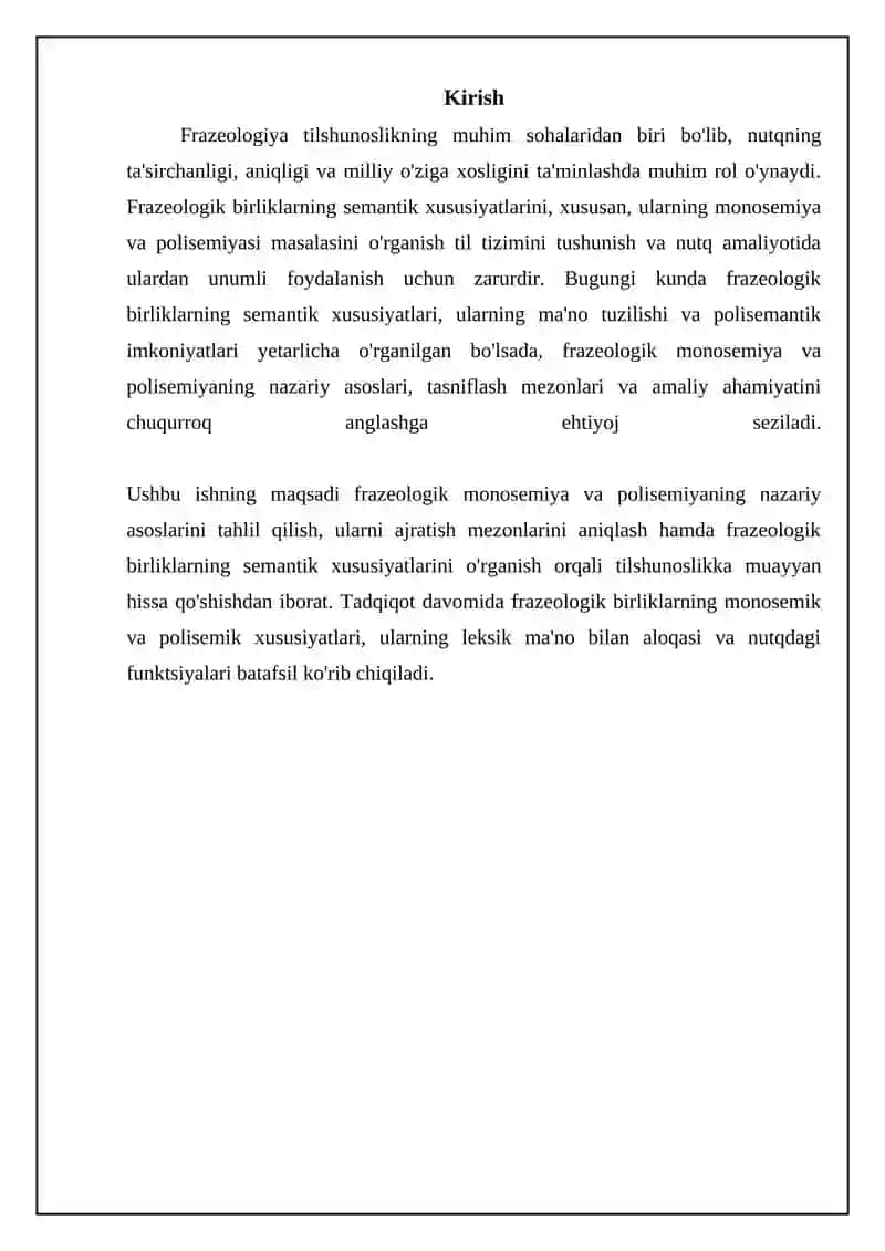 Fraziologiya fraziologik monosimiya va polisimiya 3