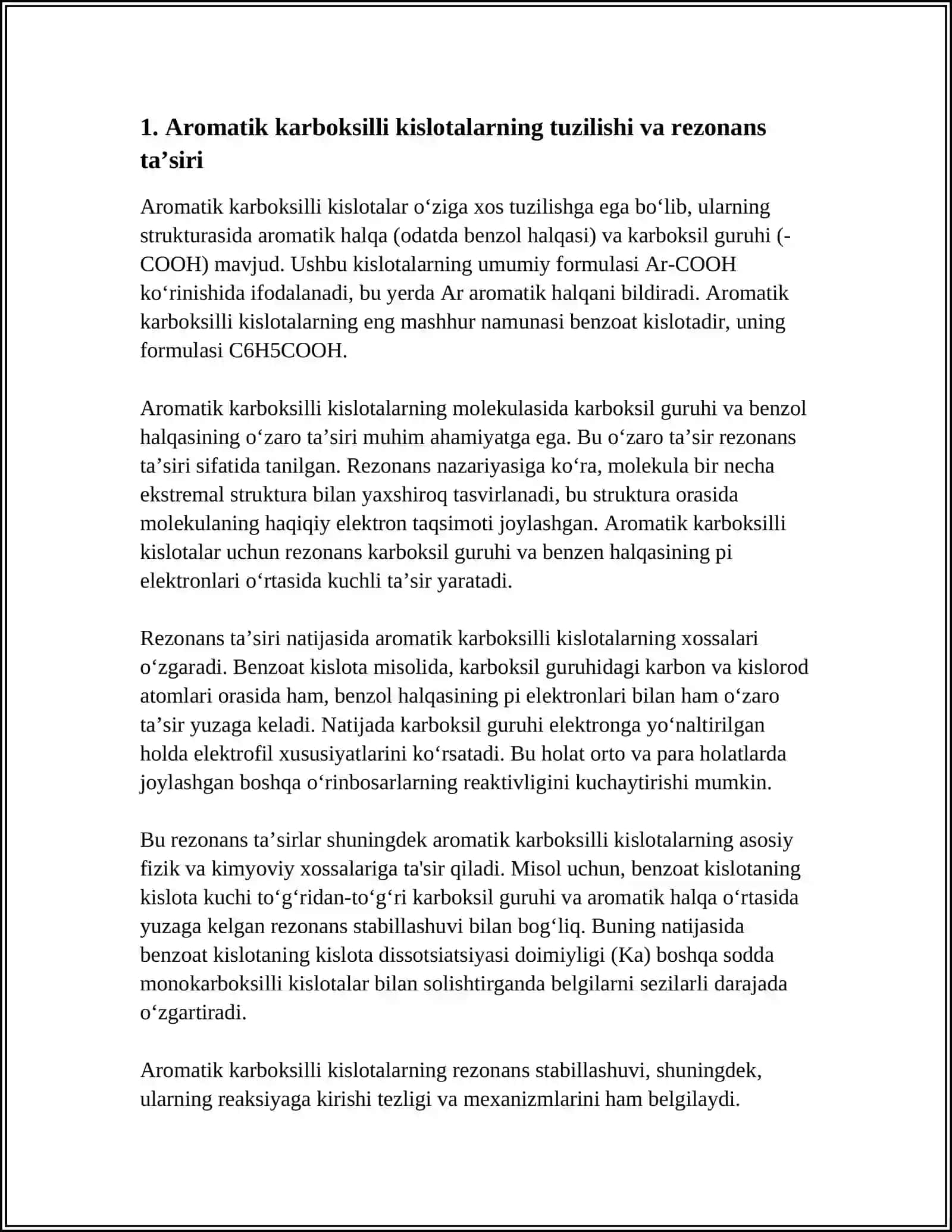 AROMATIK VA IKKI ASOSLI KARBON KISLATALAR 3