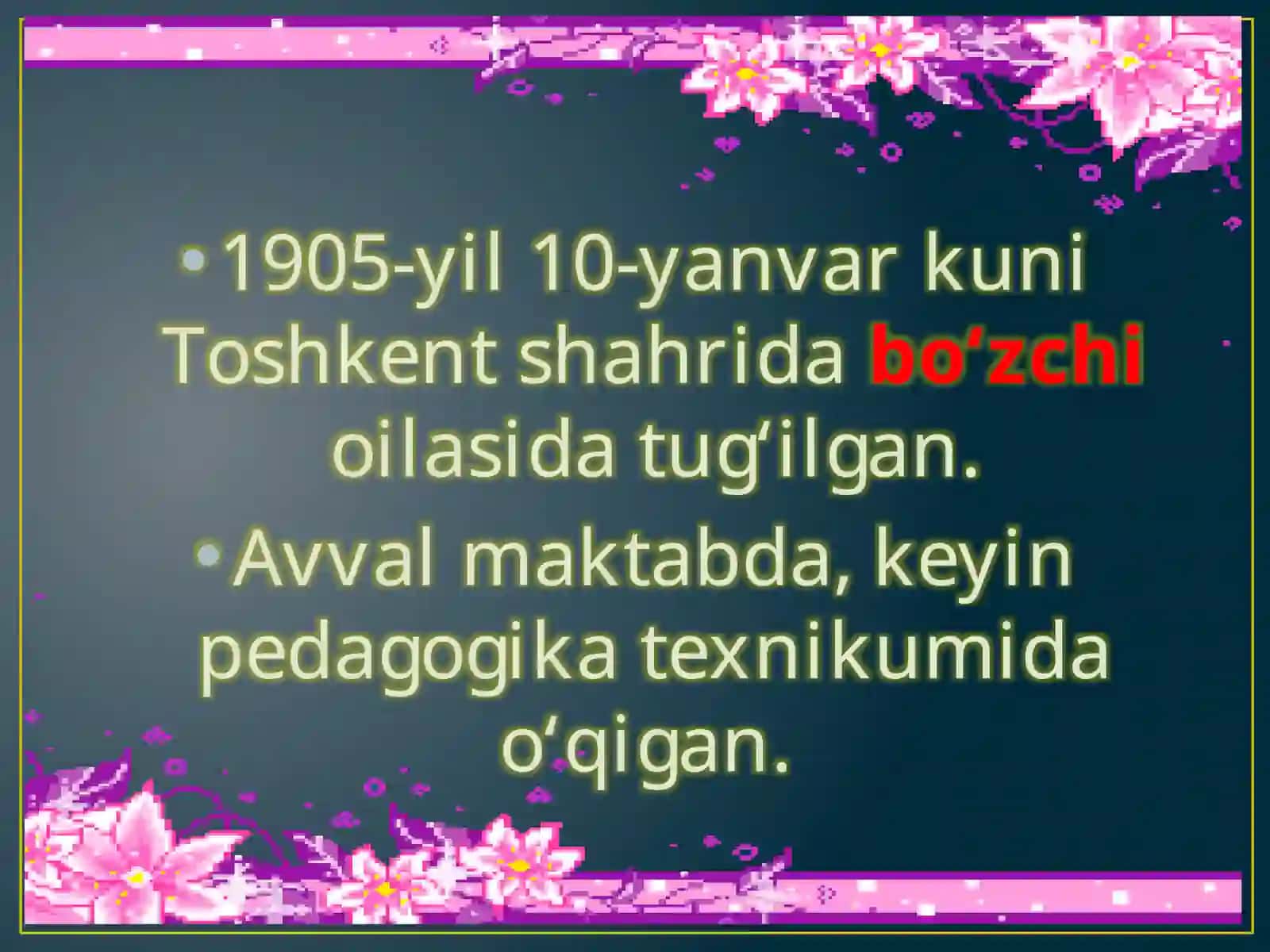 OYBEK 3