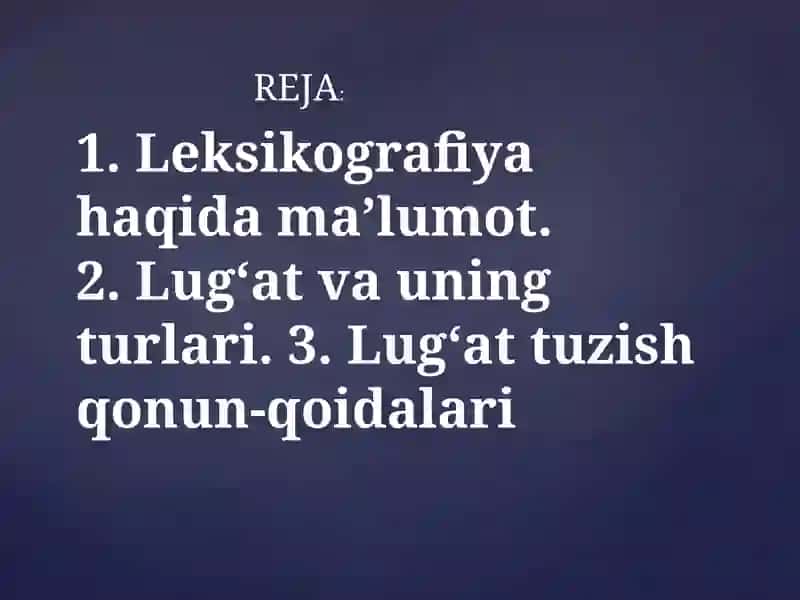 Lug'at va uning turlari 3