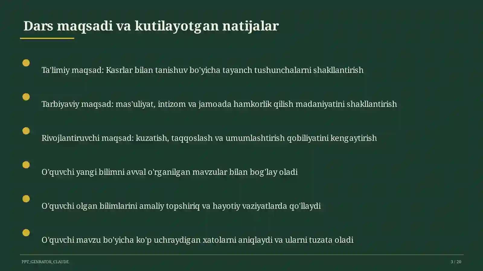 Kasrlar bilan tanishuv (4-sinf) 3