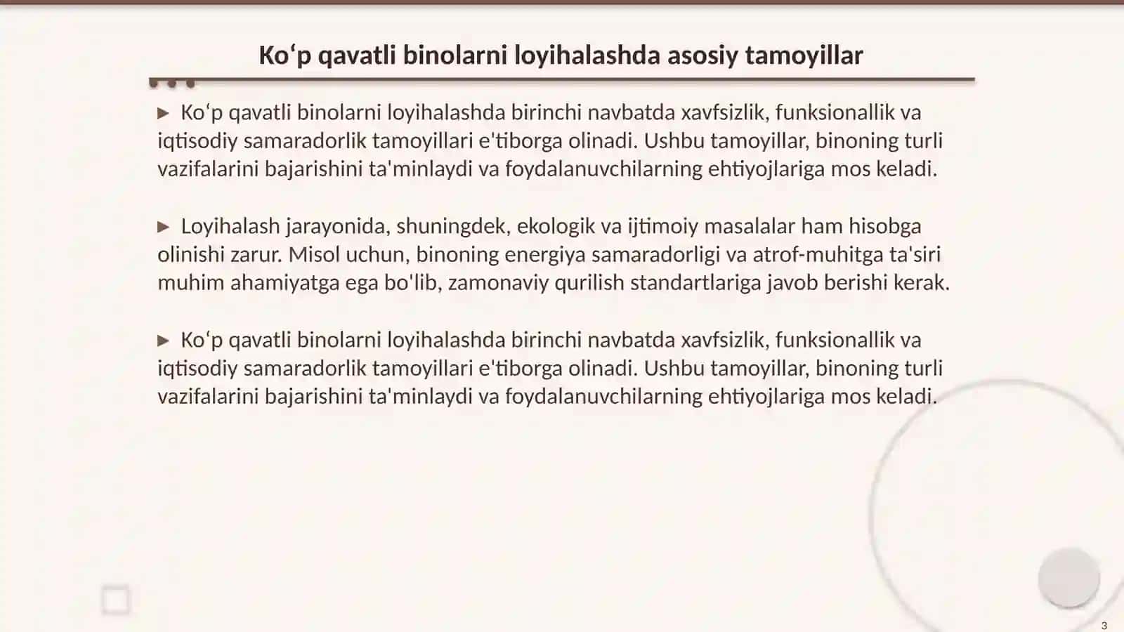 Ko‘p qavatli binolarni hisoblash va loyihalsh 3