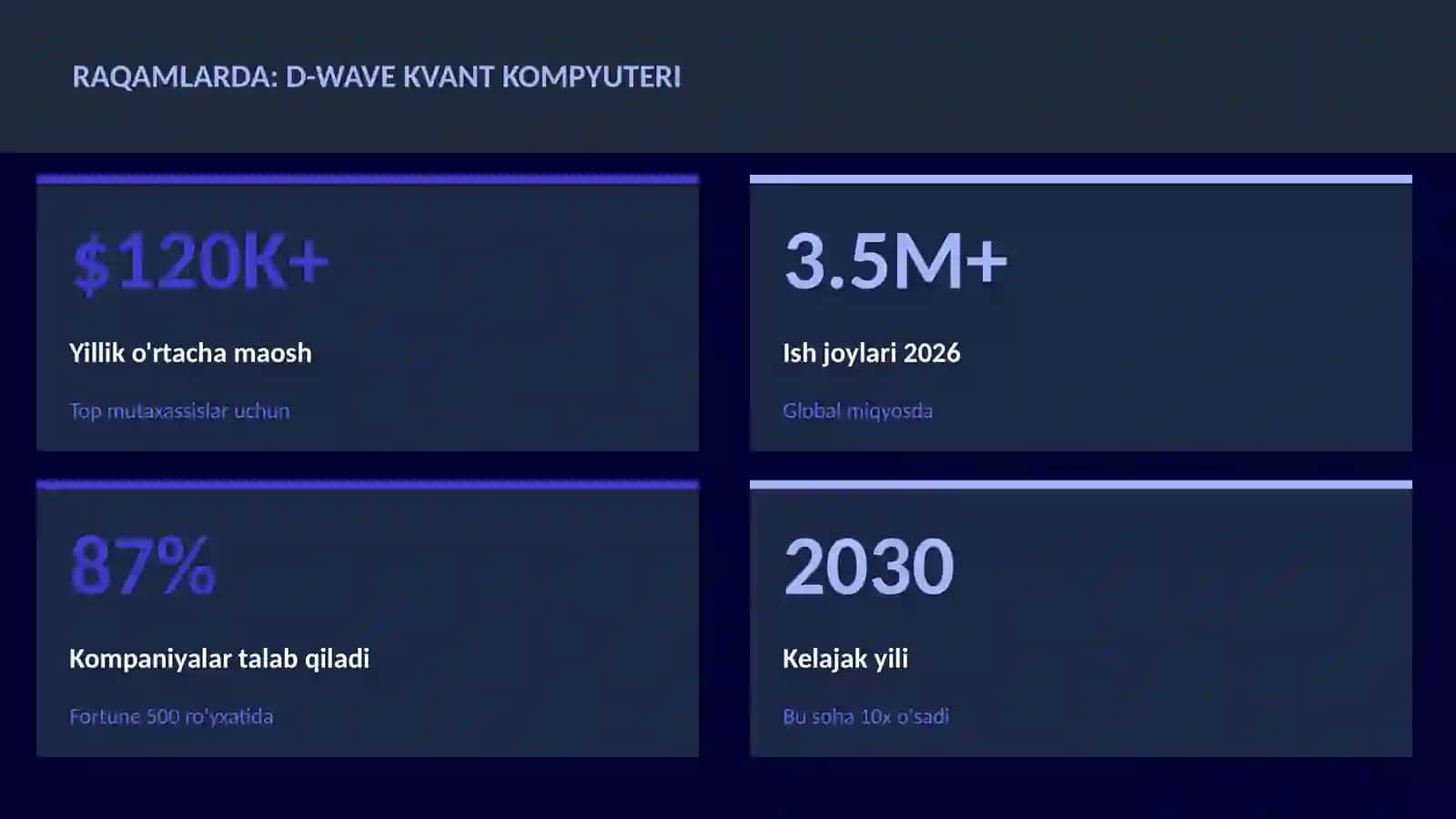 D-Wave kvant kompyuteri 3