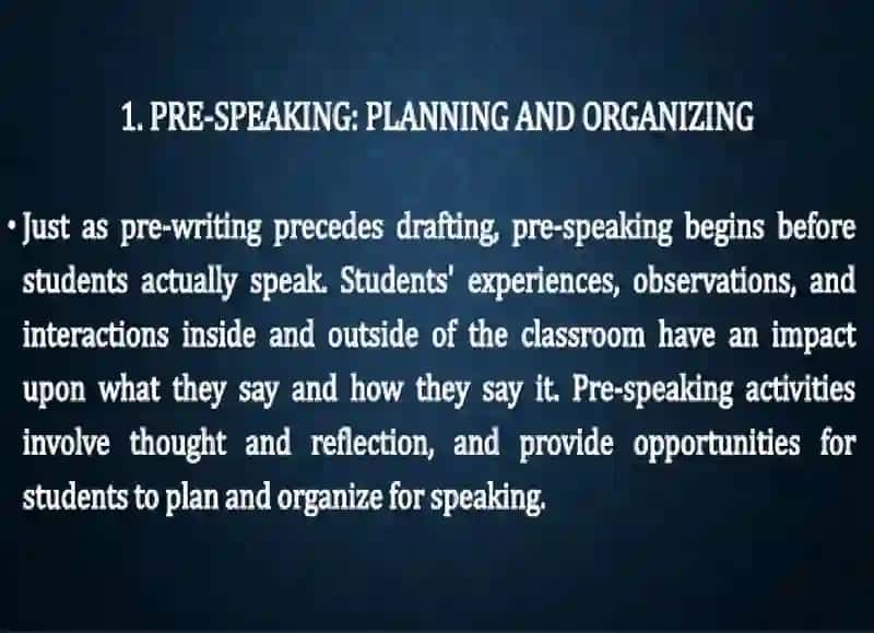 SPEAKING AS AN INTERACTIVE PROCESS 3