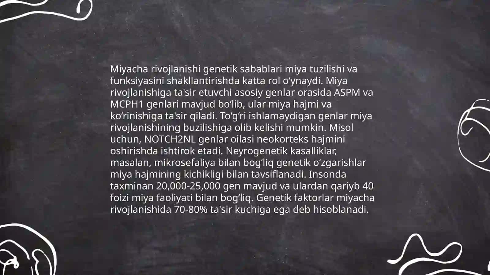 Miyacha rivojlanish anomaliyasi 3