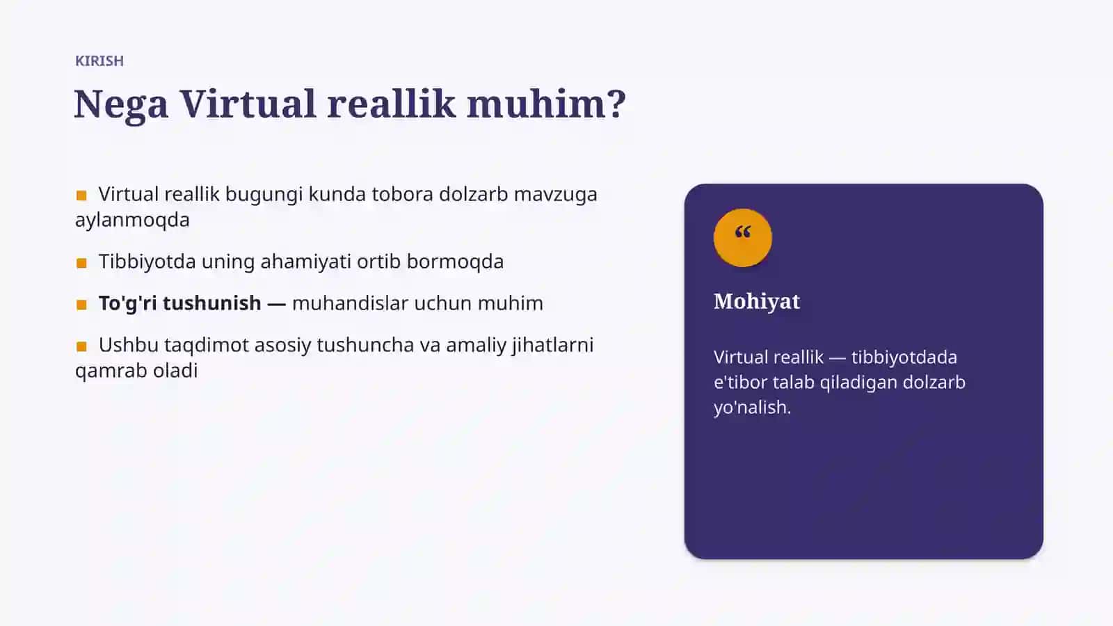 Virtual reallik 3