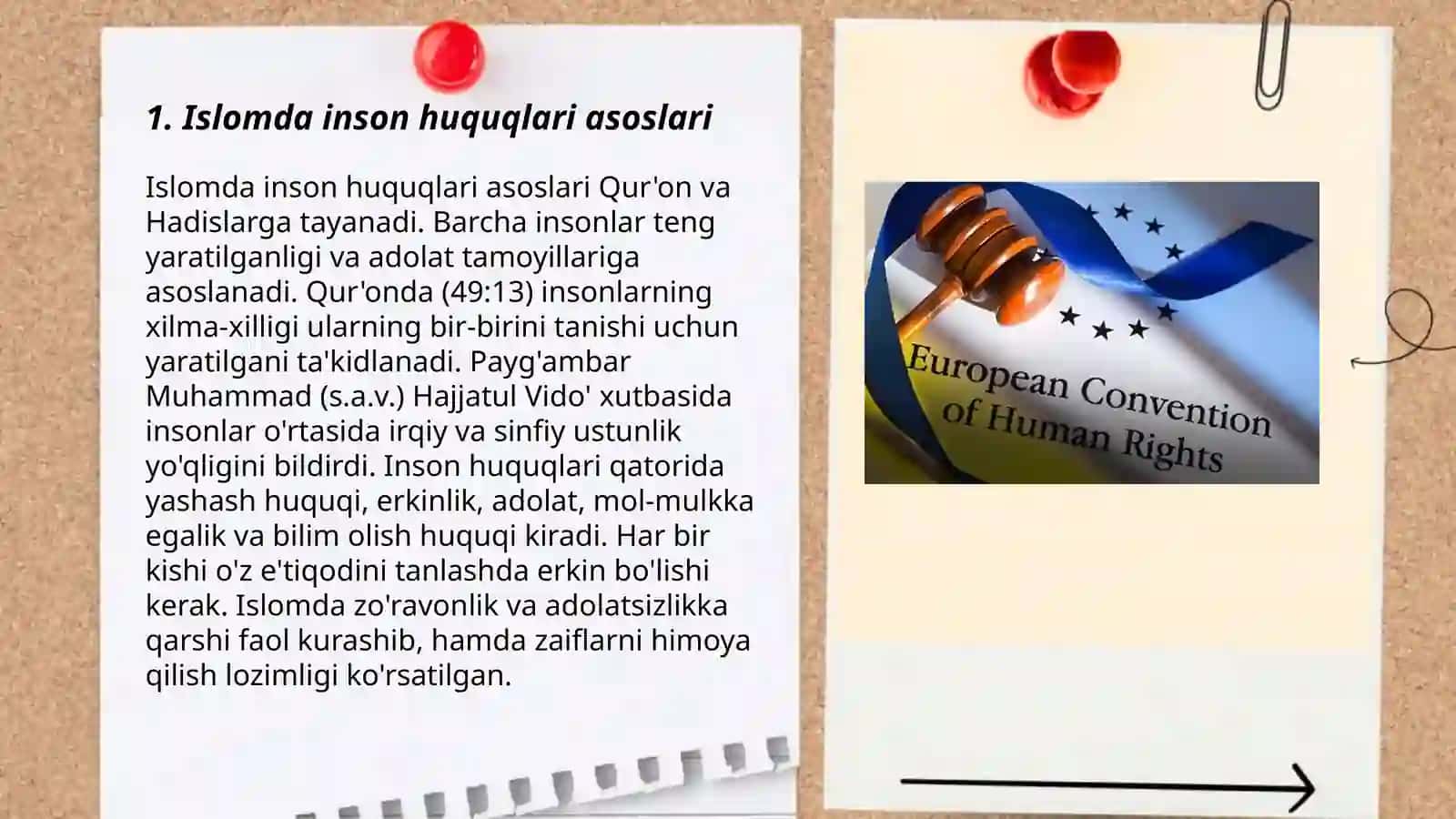 Islomda inson huquqlari himoyasi, ijtimoyi tenglik, adolat va tolerinlik 3