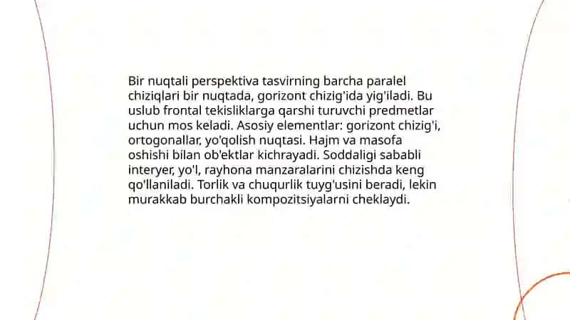 Perspektiva turlari 3