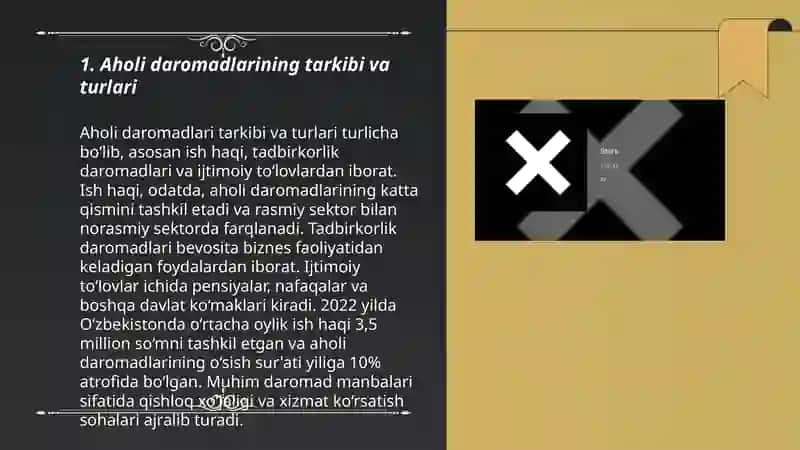 Aholi daromadlari va Davlatning ijtimoiy siyosati 3