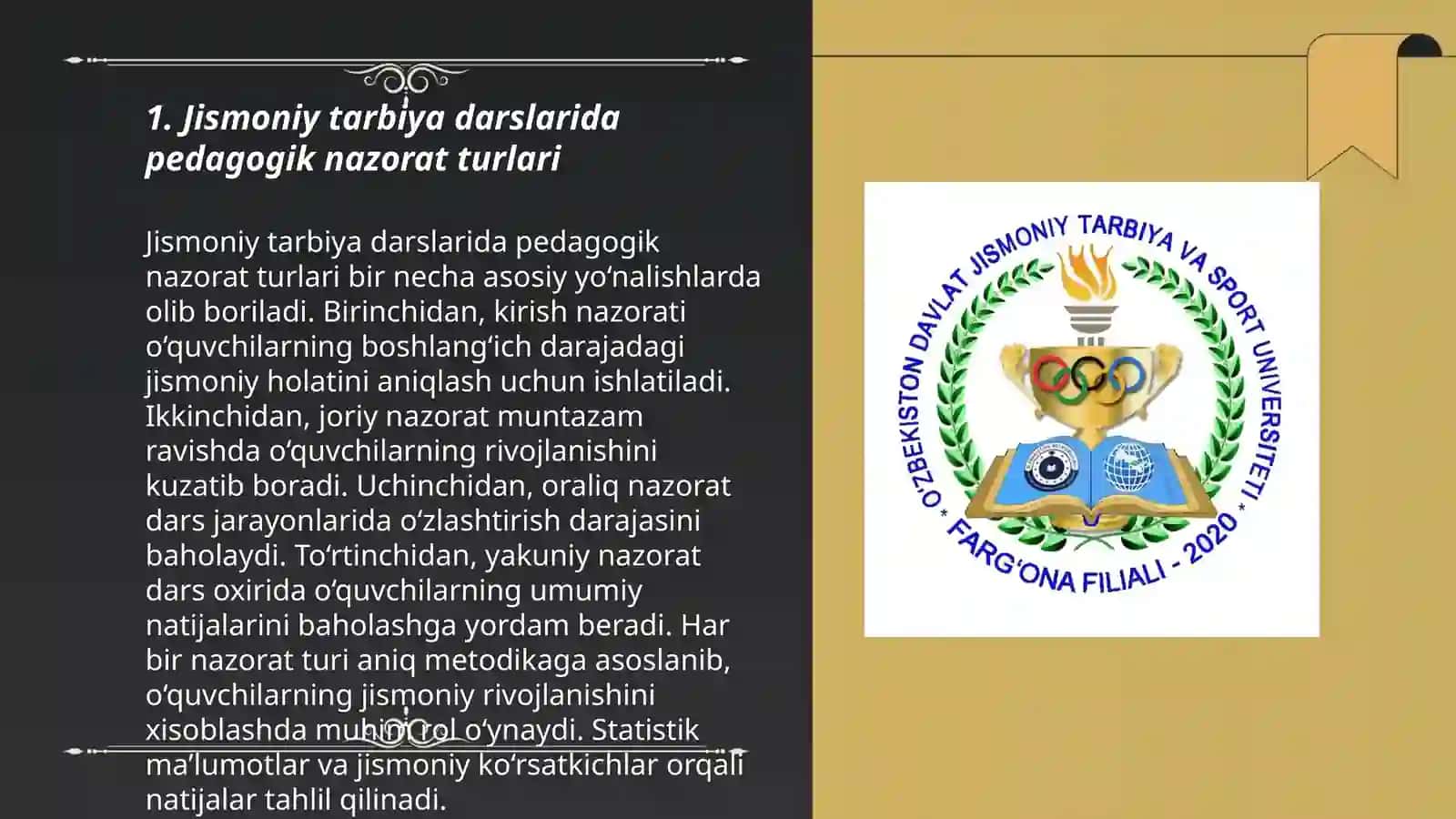 Jismoniy tarbiya darslarida pedagogik nazorat xronometraj o'tkazish uslubiyati 3