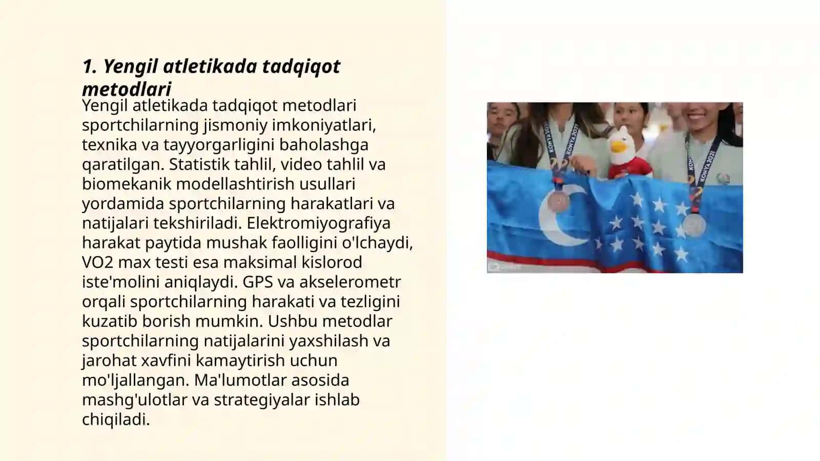 Yengil atletikada tadgigotlar vo'llari usuliyati 3