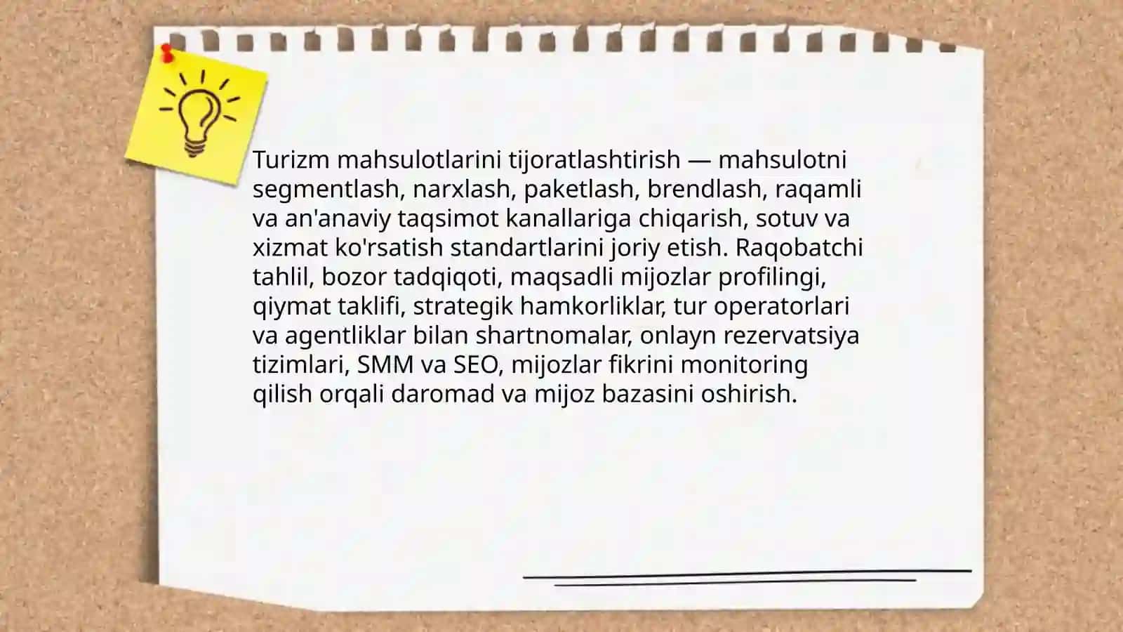 Turizm sohasida savdo va xizmat ko‘rsatish 3