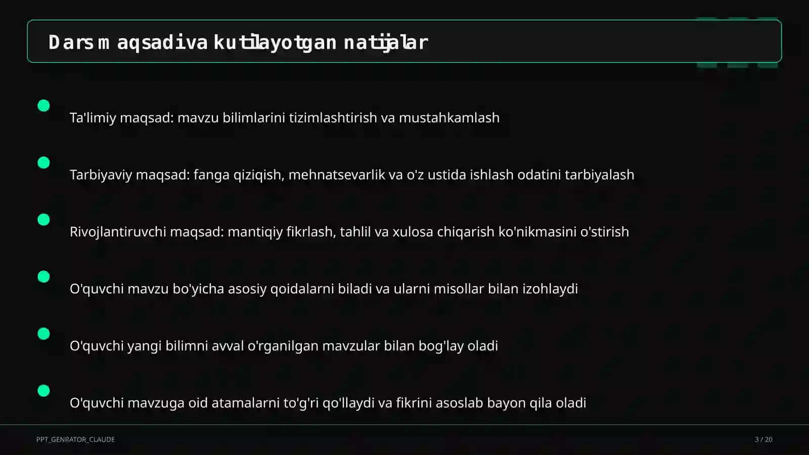 Funksional savodxonlikni rivojlantirish 3