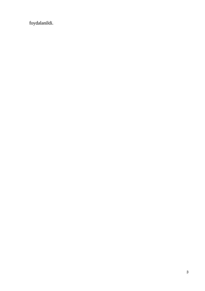ZAMONAVIY YOʻNALISHLAR VA RIVOJLANISH TENDENSIYALARI 3