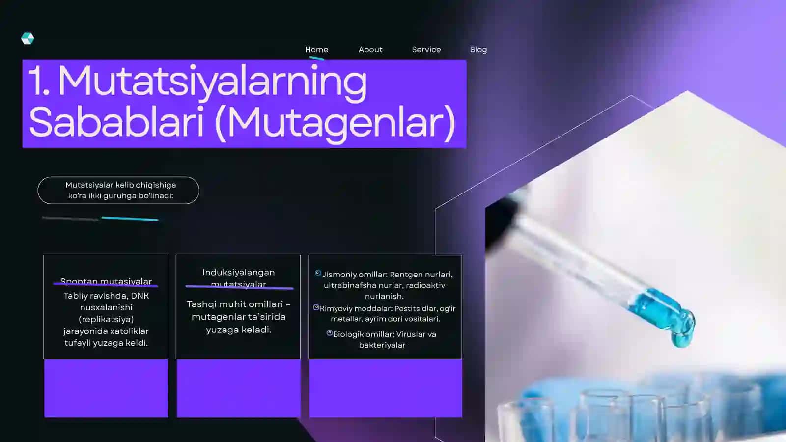 Mutatsiyalar: sabablari, shakllari, ahamiyati va biologik oqibatlari 3