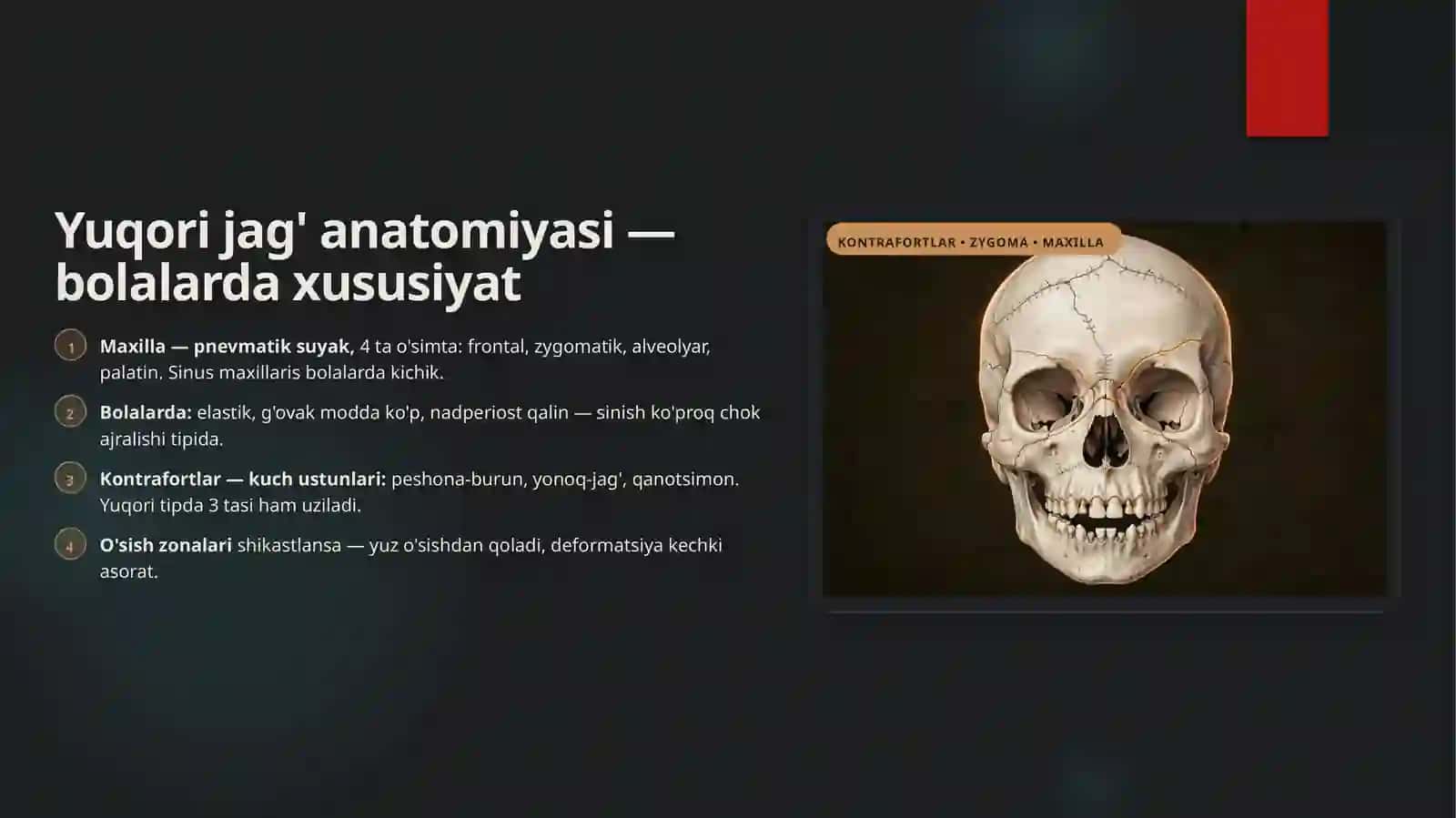 Bolalarda yuqori jag'ning yuqori tipsinishi 3