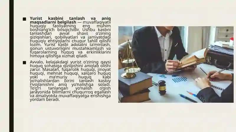 Muvaffaqiyatli yurist karyerasini rejalaştirish usullari 3