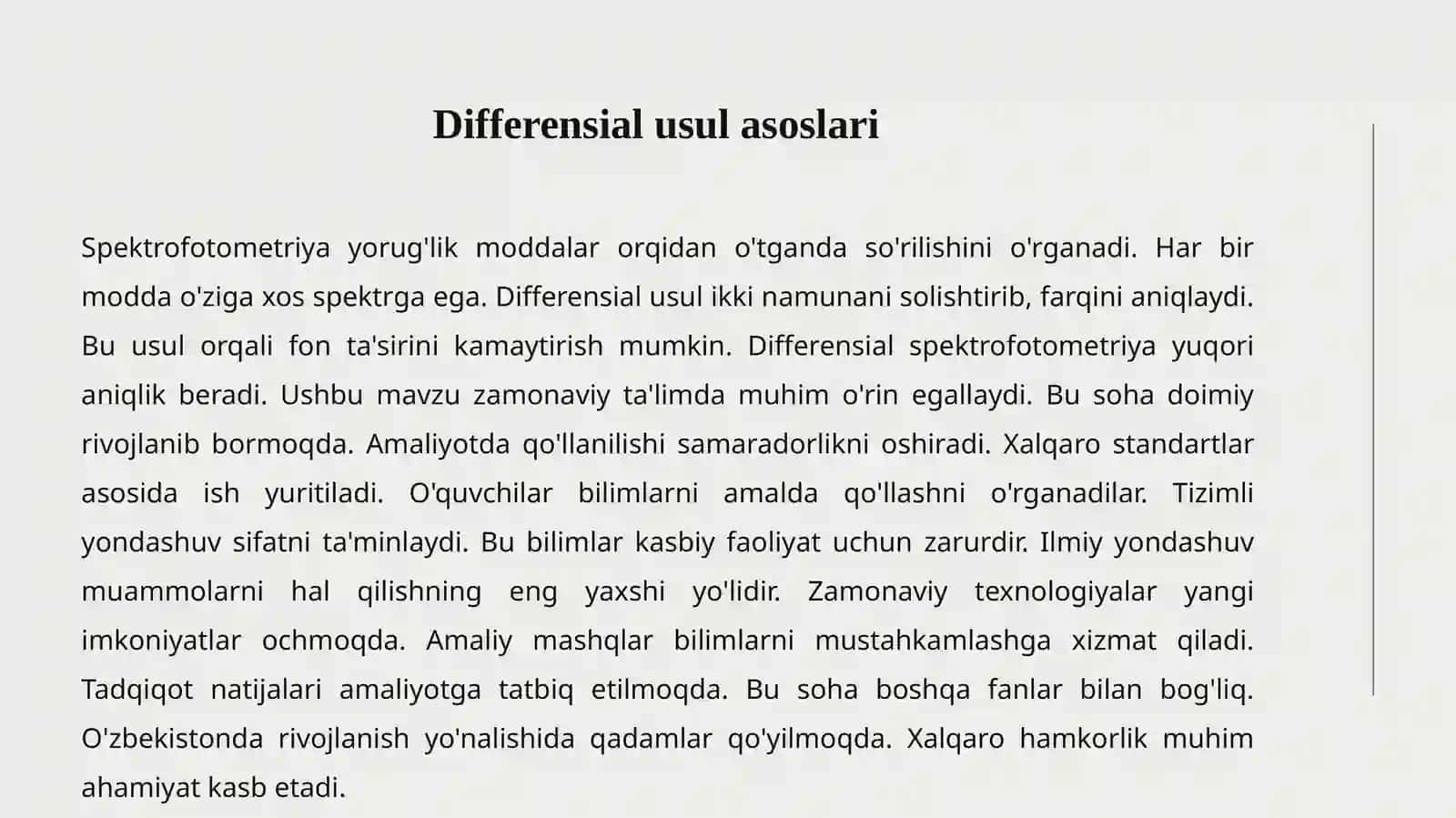 DIFFERENSIAL SPEKTROFOTOMETRIYA 3