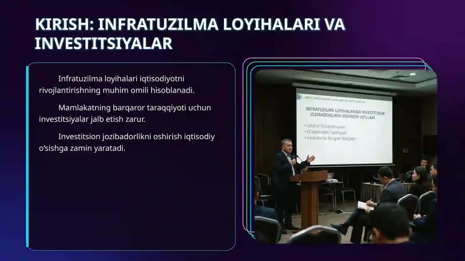 Infratuzilma loyihalarida investitsion jozibadorlikni oshirish yo*llari 3