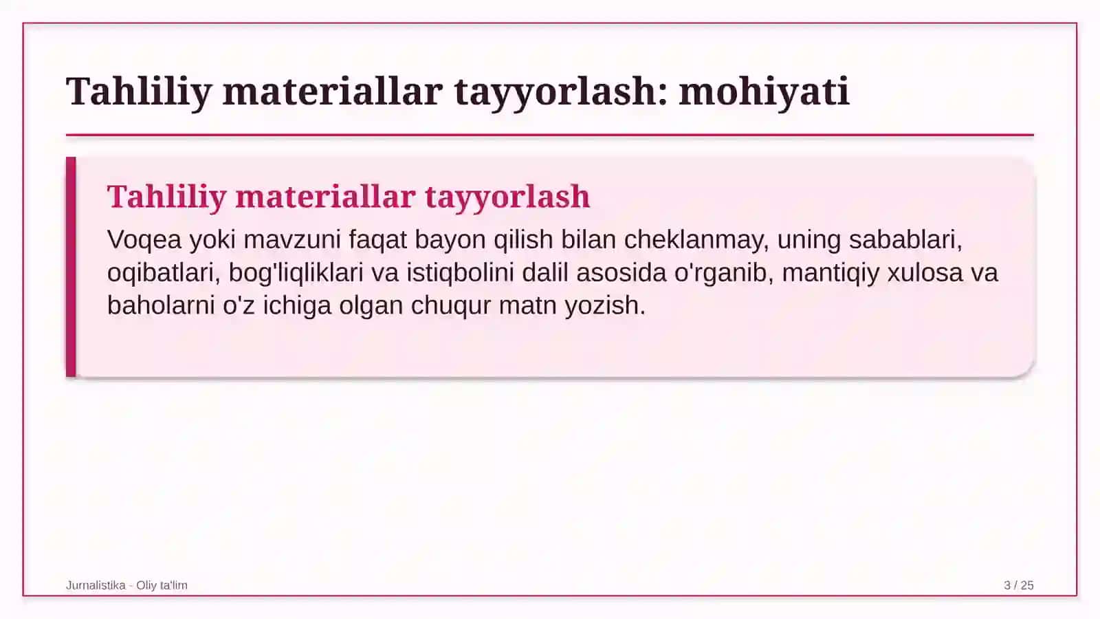 Karshering xizmatida tahliliy materiallar tayyorlash 3