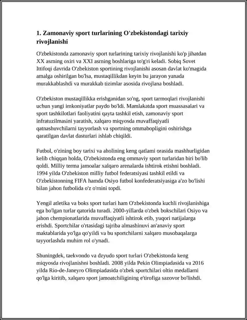 O'ZBEKISTONDA ZAMONAVIY SPORT TURLARINING RIVOJLANISHI 3