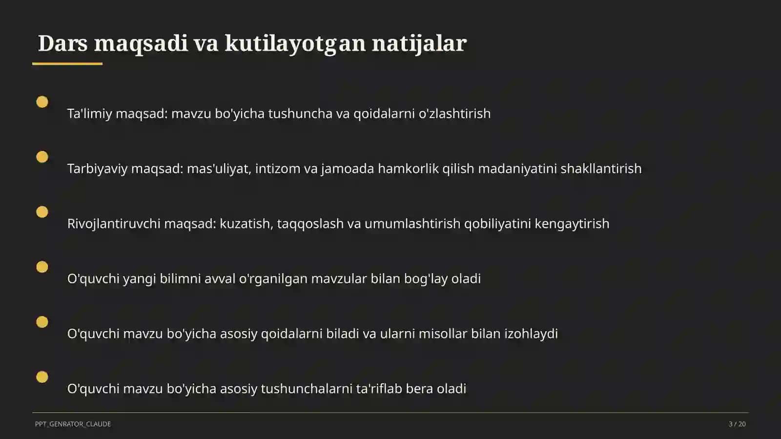 Tabiatni muhofaza qilish va barqaror rivojlanish (11-sinf) 3