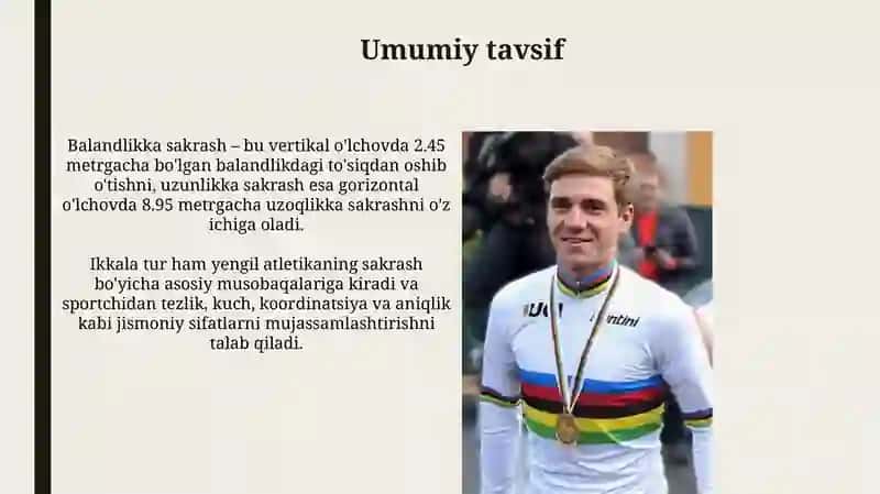 Balandlik va uzunlik sakrash 3