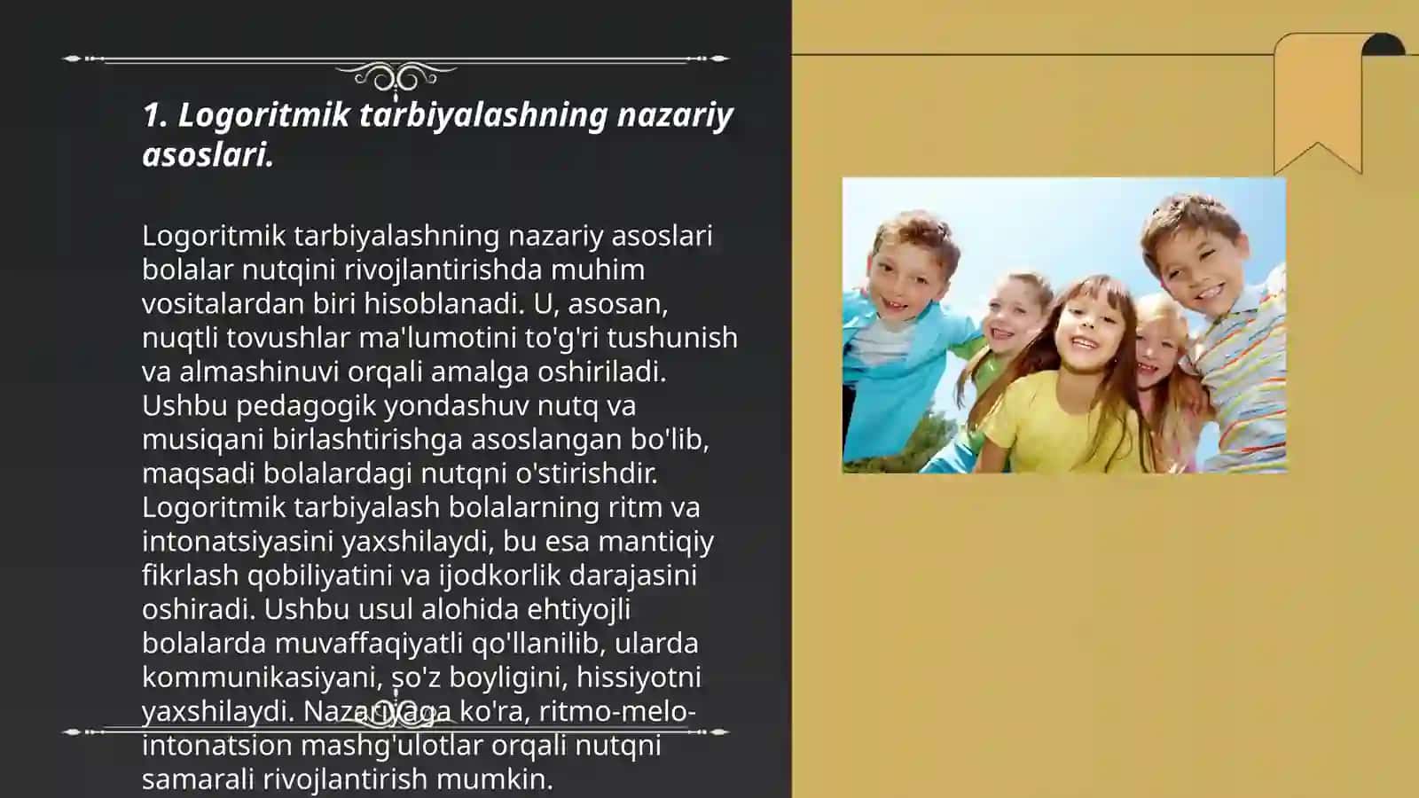 Bolalar bog'chasining nutq guruhi: pedagogik jamoasi ota-onalar bilan bolalarni logoritmik tarbiyalash masalalari bo'yicha ishni tashkil etish 3