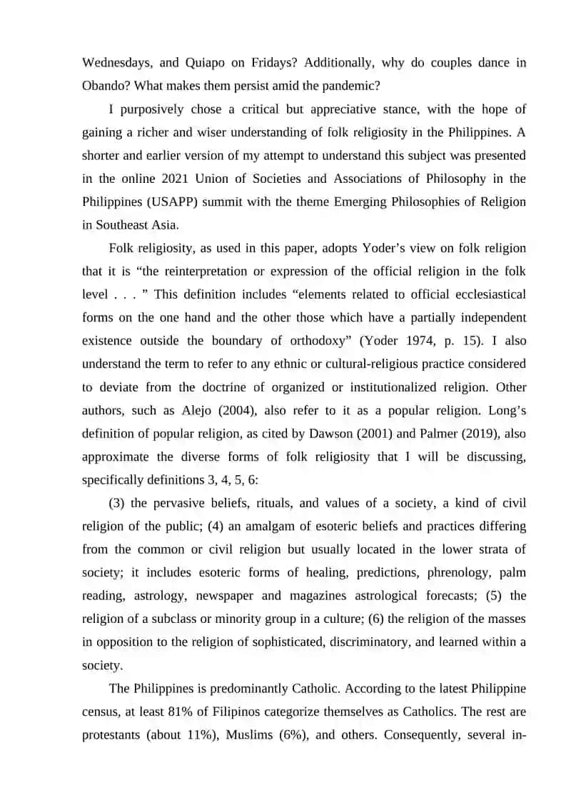 FOLK CATHOLICISM 3