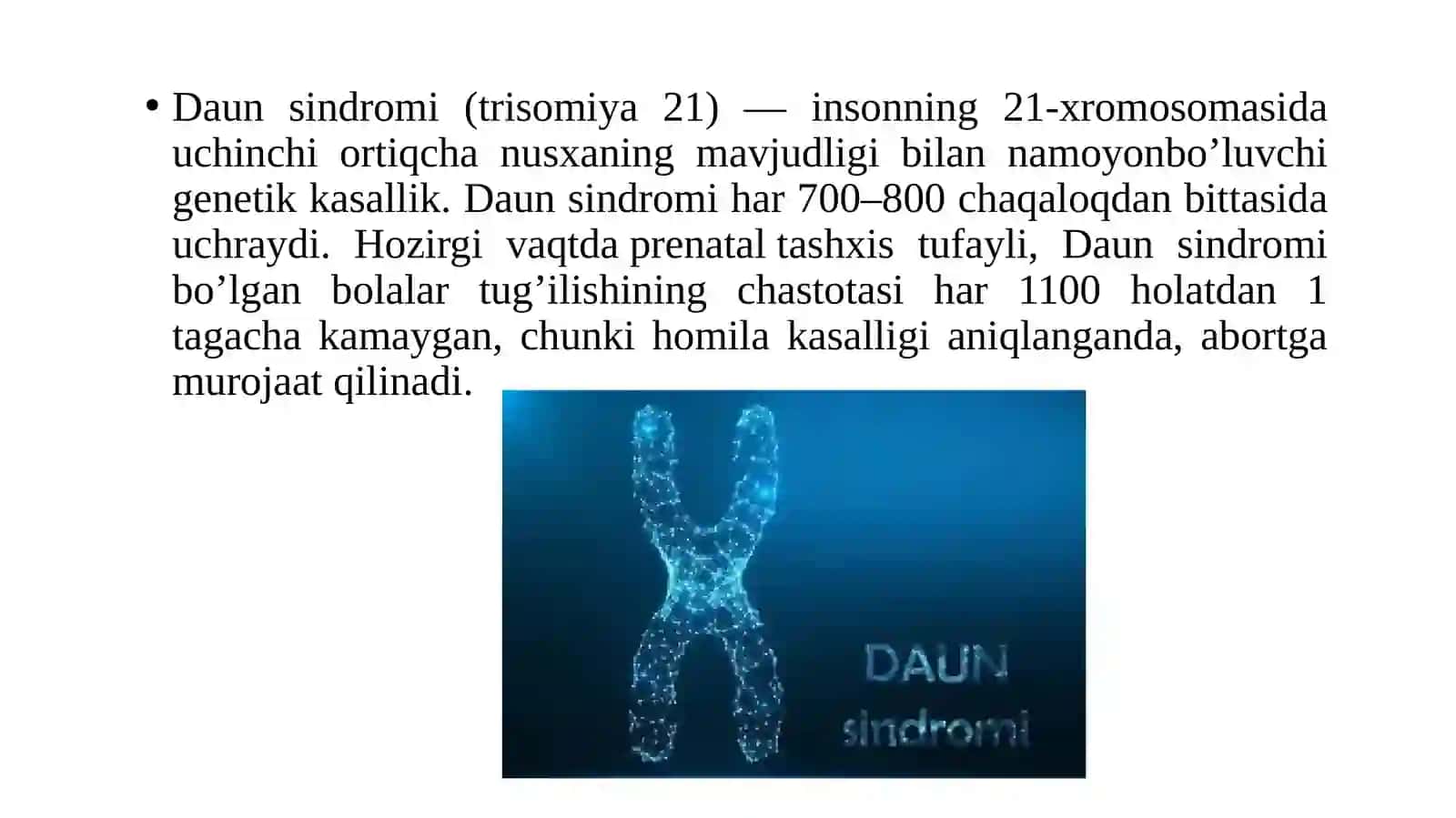 Daunsindromi Xastaligi 3