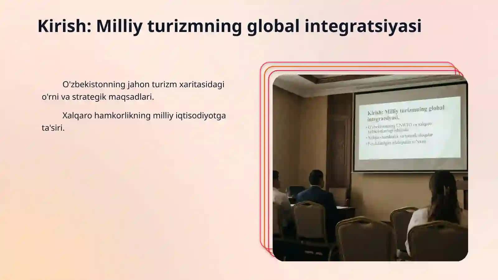 Õzbekistonning UNWTO va xalqaro tashkilotlardagi ishtiroki 3