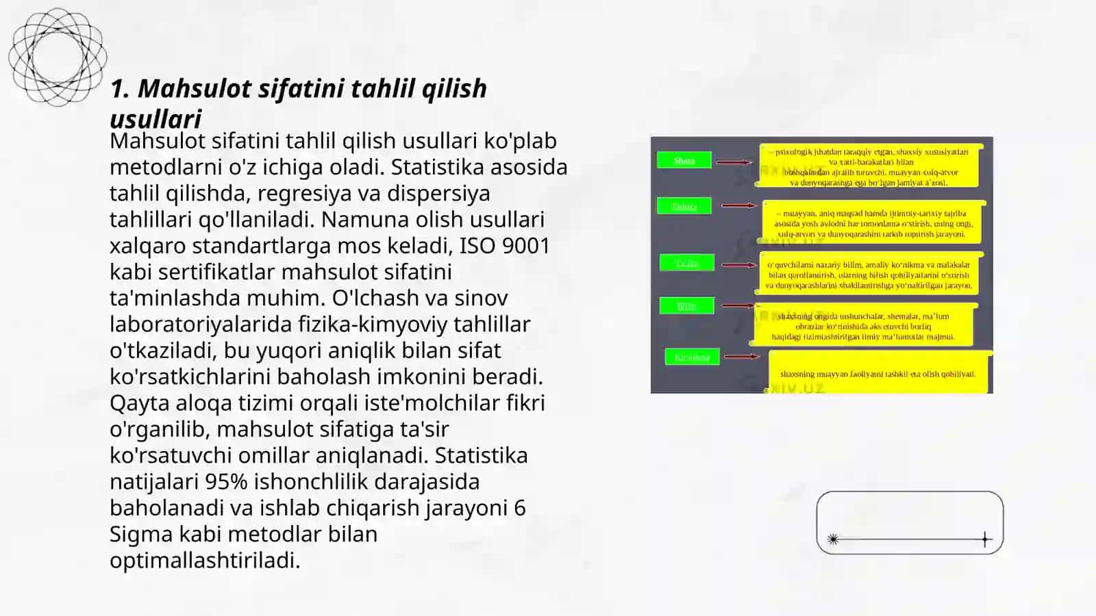 Mahsulot sifatini putur yetkazmasdan nazorat qilish usullari 3