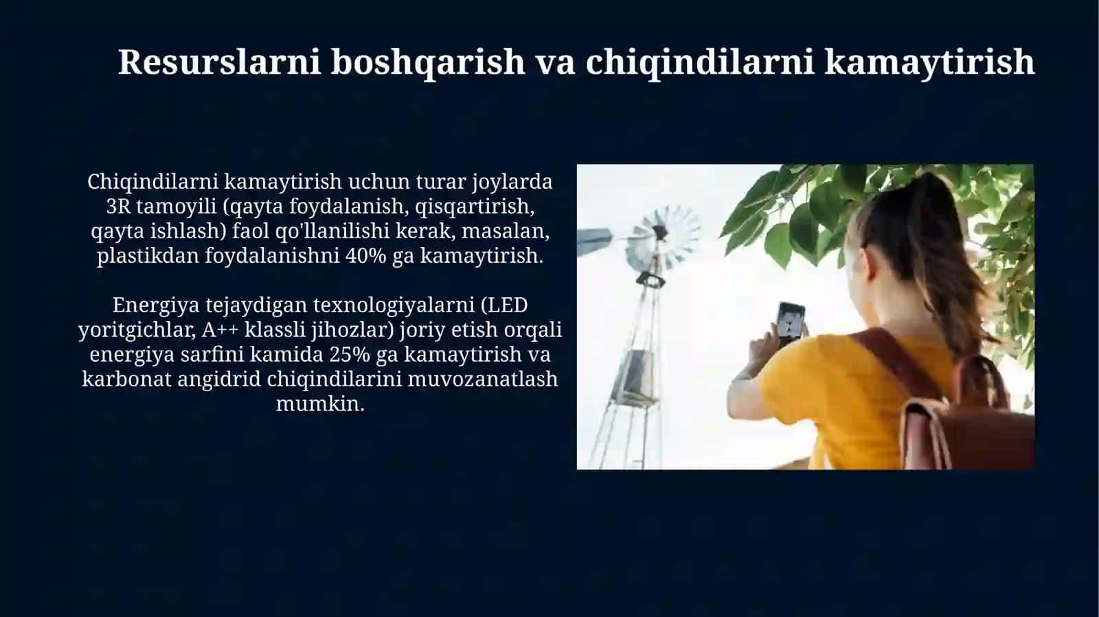 Barqaror turizm xizmatlar soxasida rejalashtirish 3