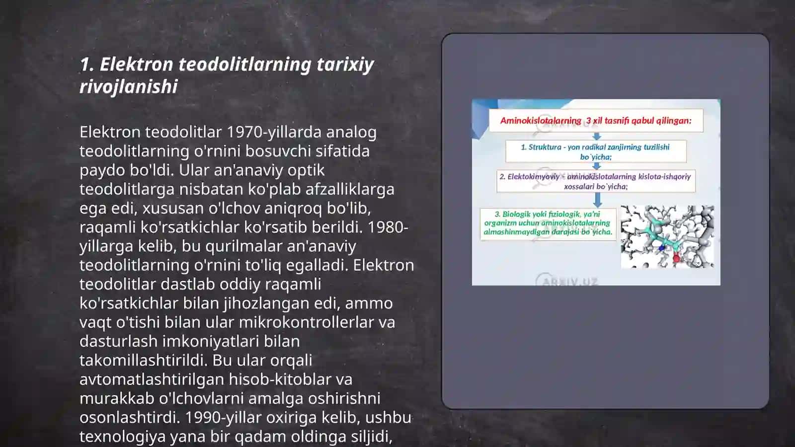 Elektron teodolit turlari, tasnifi, tuzilishi va qisimlari 3