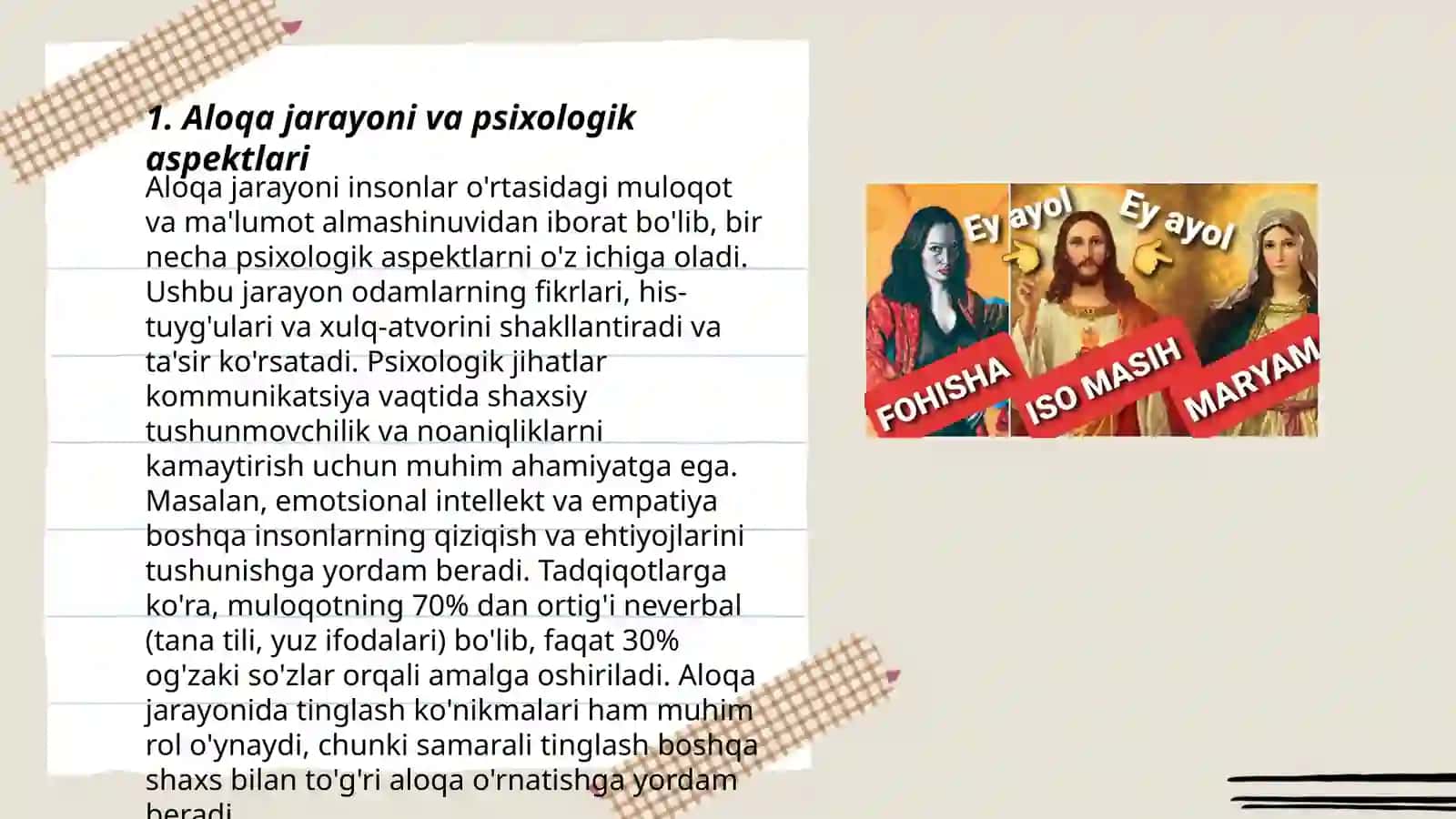 Muloqot va shaxslararo nizolarning kelib chiqish negizlari 3