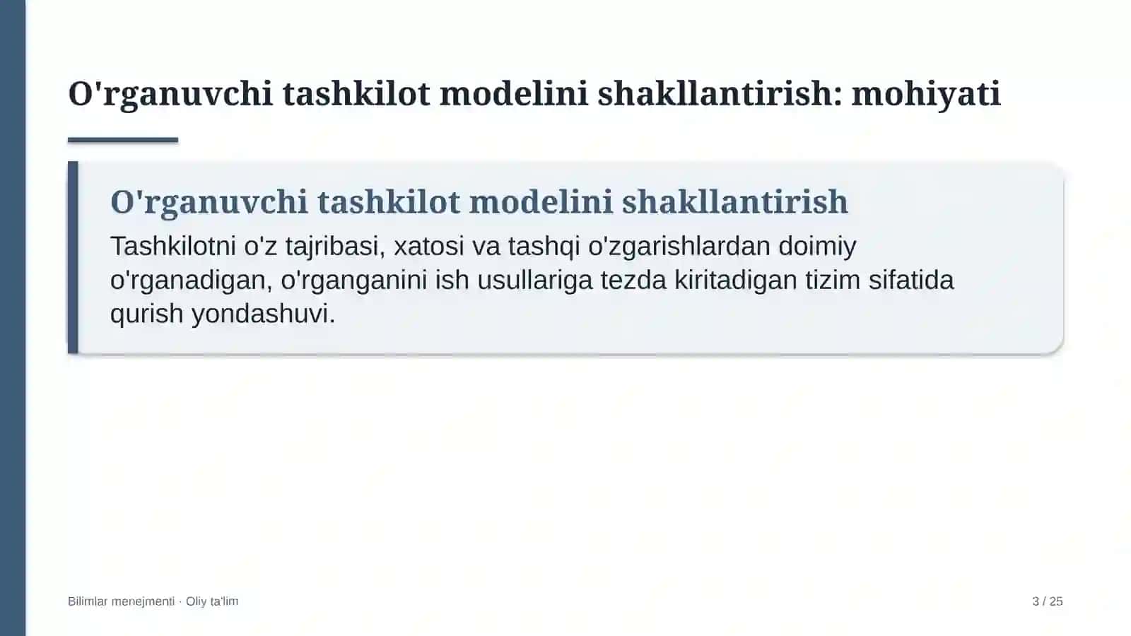 chiqindi poligonlarida o'rganuvchi tashkilot modelini shakllantirish 4358 3