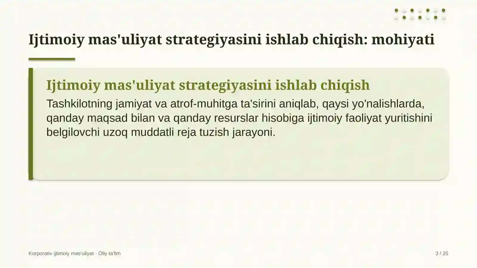 autsorsing kompaniyalarida ijtimoiy mas'uliyat strategiyasini ishlab chiqish 9483 3