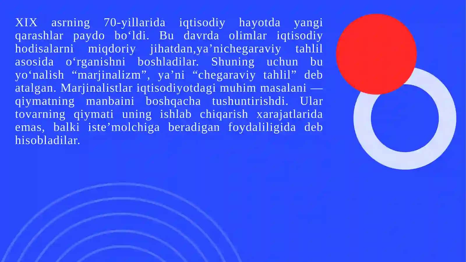 Marjinalizm ta'limoti va neoklassik iqtisodiy maktablar 3