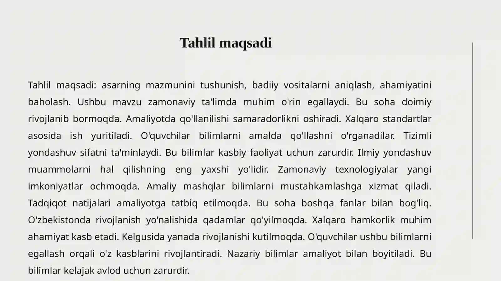 BADIY ASAR TAHLILI 3
